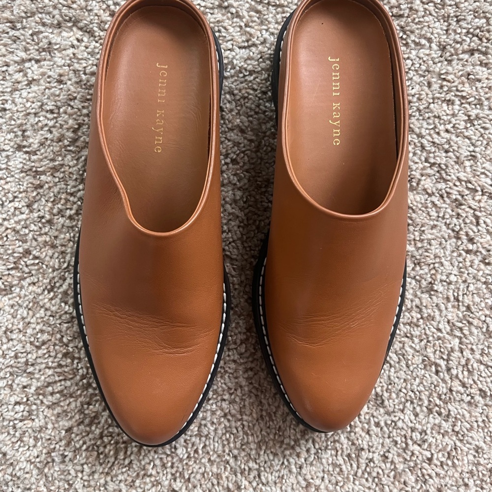 Jenni Kayne Leather Lug Mule - Canyon Size 38 - Picture 4 of 14